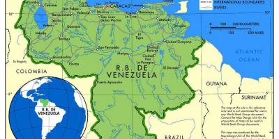 Газрын зураг газрын зураг de venezuela